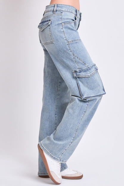 High Rise Skater Cargo Jeans