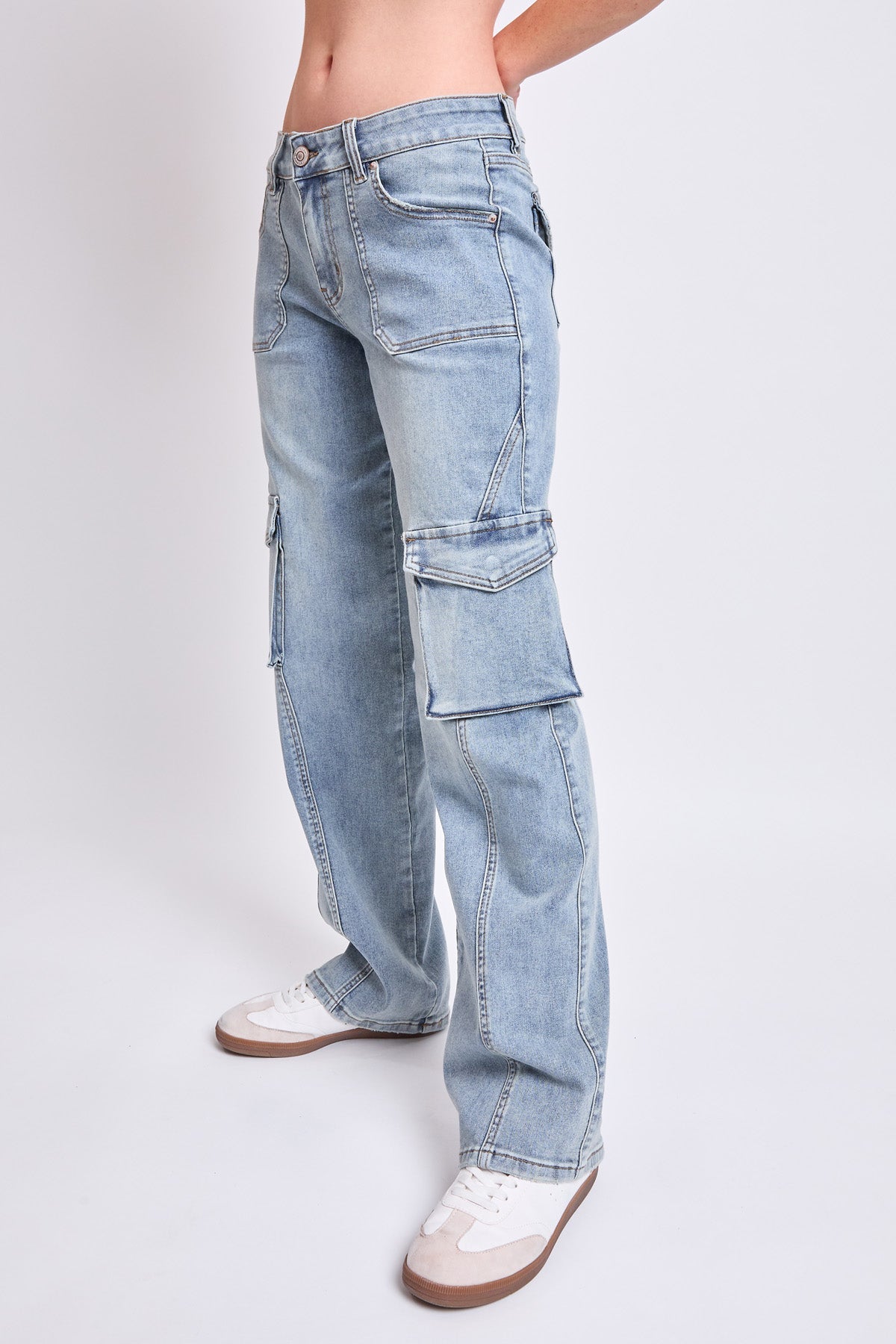 High Rise Skater Cargo Jeans