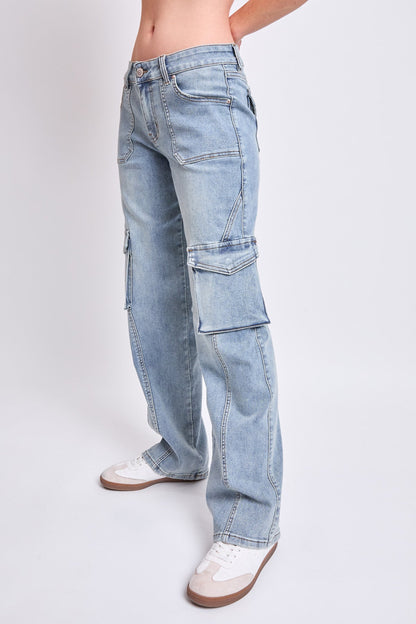 High Rise Skater Cargo Jeans