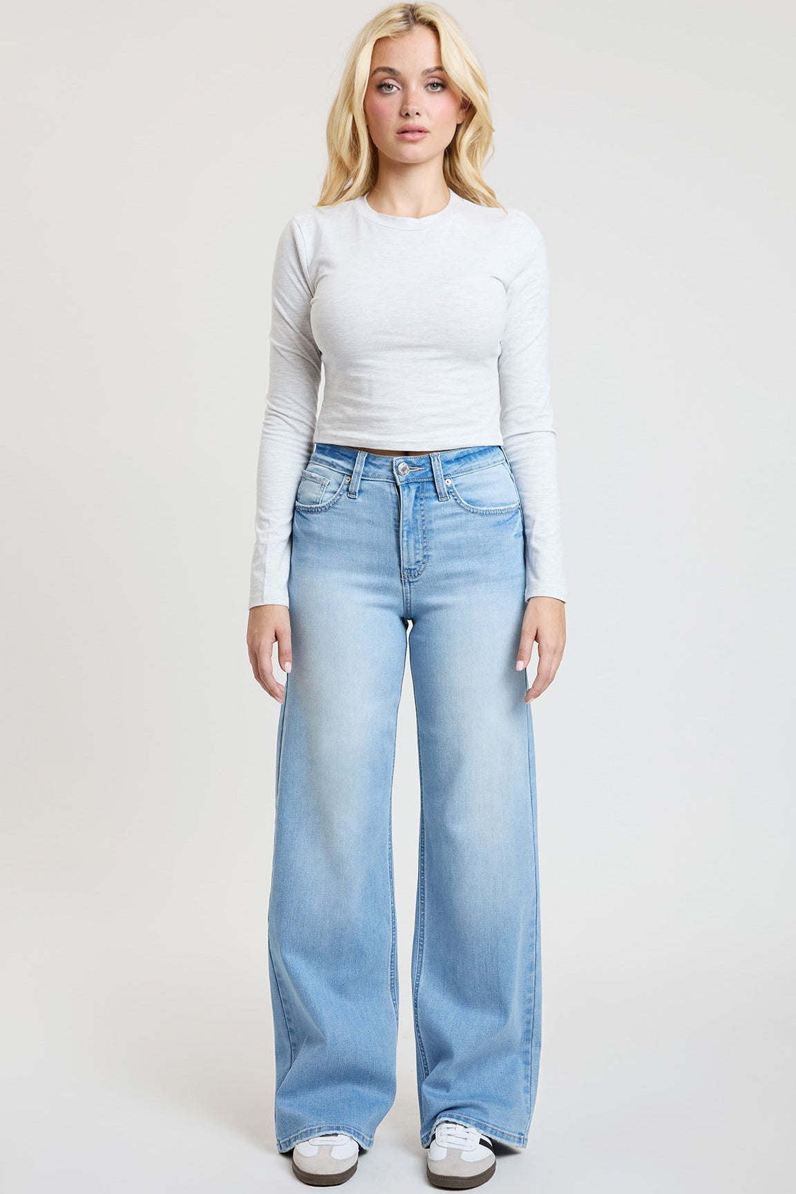 Super Soft High Rise Wide Leg Jeans