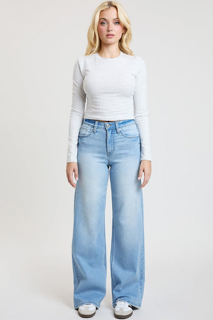 Super Soft High Rise Wide Leg Jeans