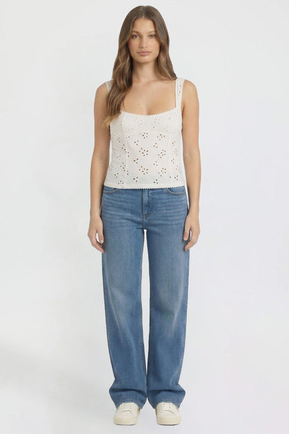 Super Soft High Rise Wide Leg Jeans