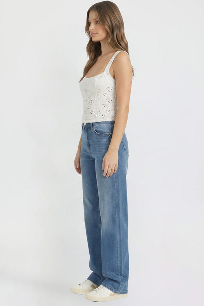 Super Soft High Rise Wide Leg Jeans