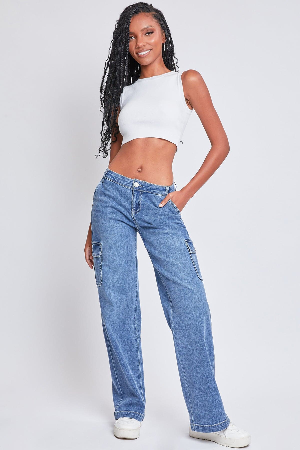 Straight Cargo Skater Jeans