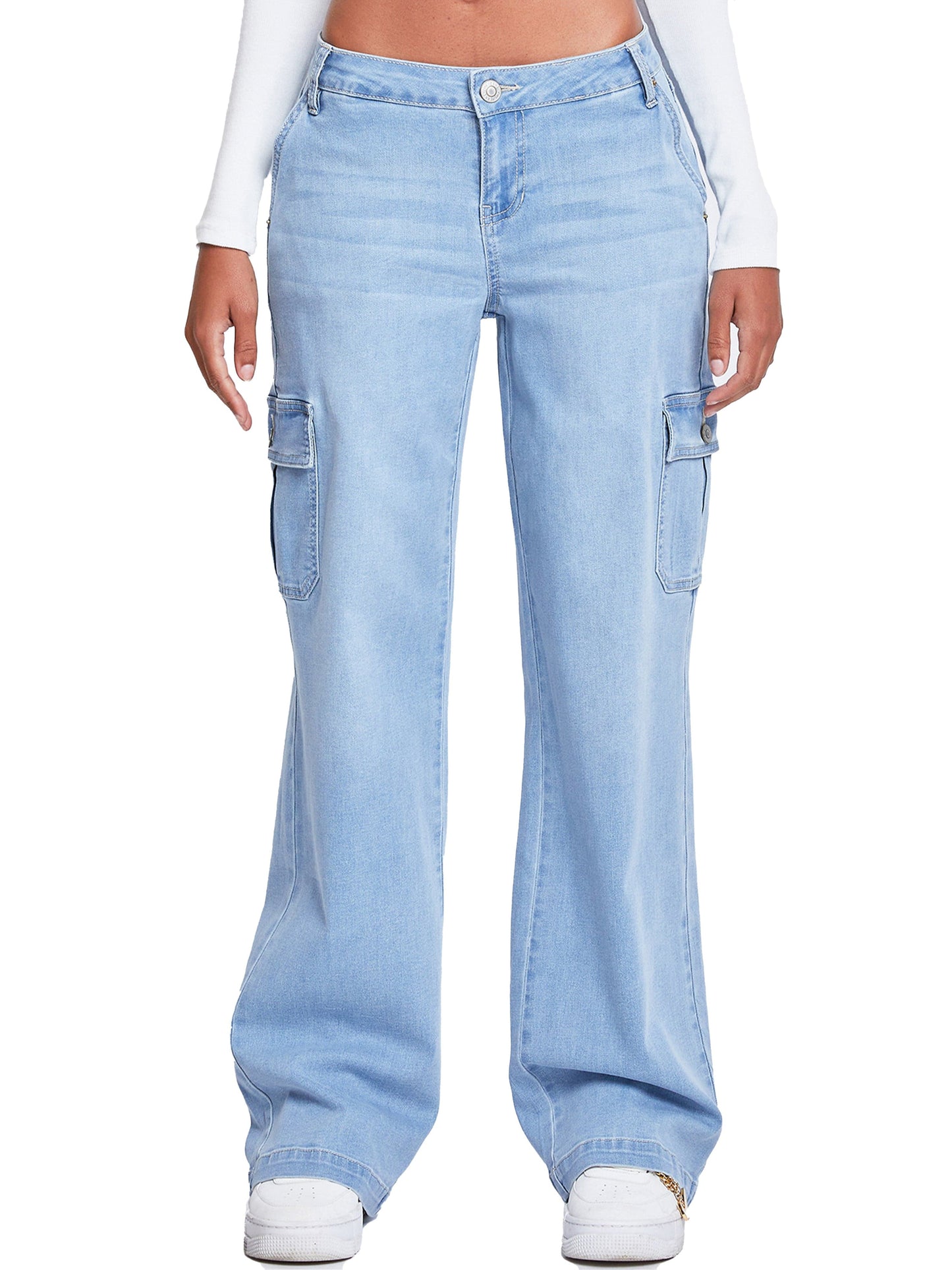 Straight Cargo Skater Jeans