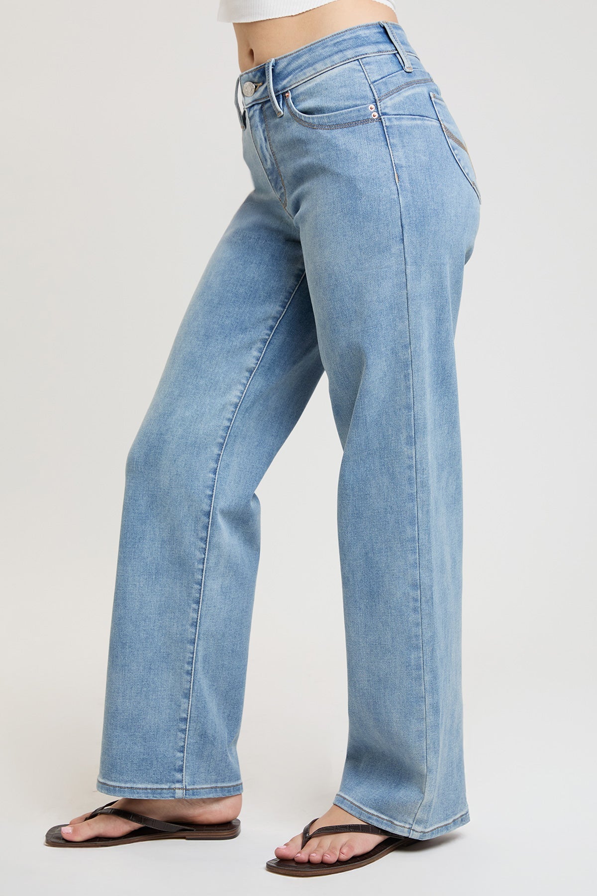 Luxe High Rise WannaBettaButt Straight Jeans