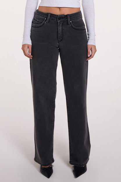 Luxe High Rise WannaBettaButt Straight Jeans