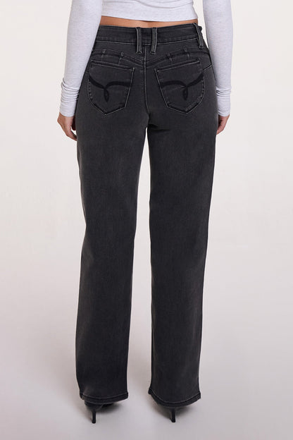 Luxe High Rise WannaBettaButt Straight Jeans