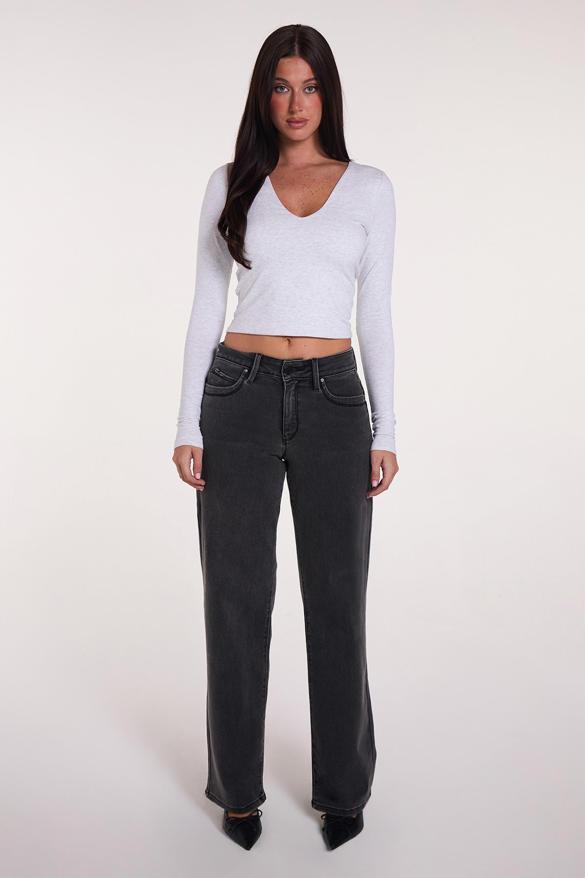 Luxe High Rise WannaBettaButt Straight Jeans
