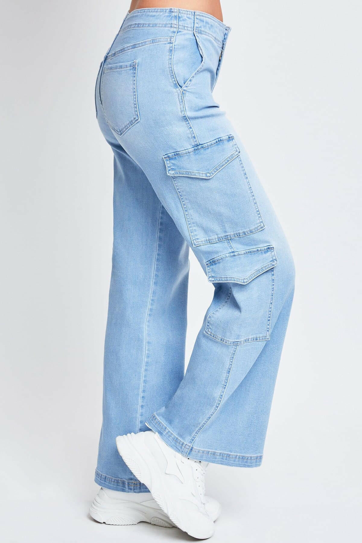 Wide Leg Double Cargo Jeans