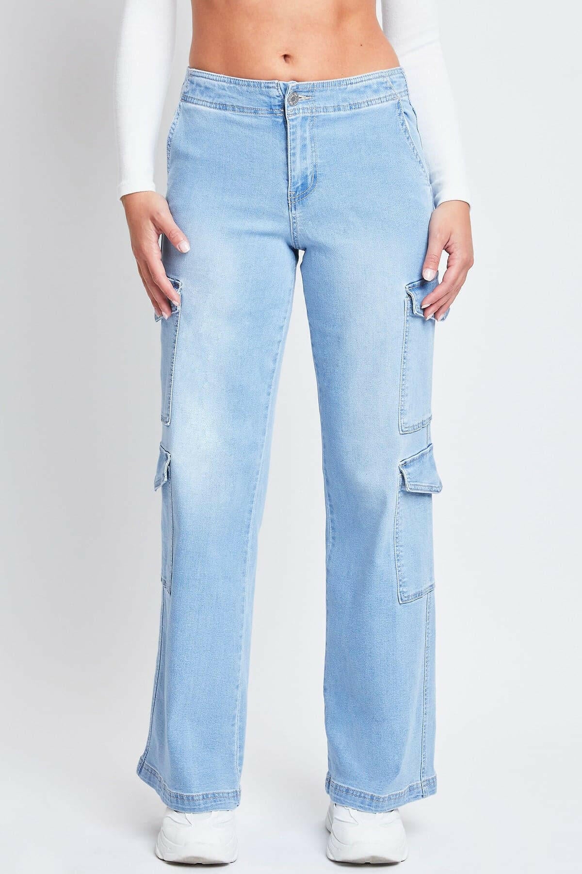 Wide Leg Double Cargo Jeans