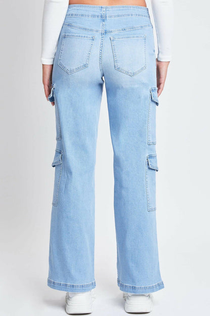 Wide Leg Double Cargo Jeans