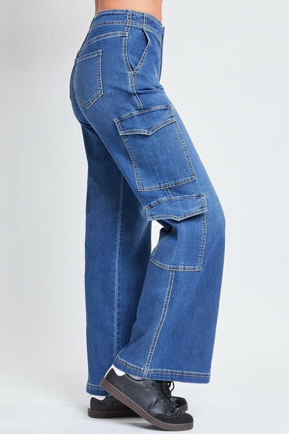 Wide Leg Double Cargo Jeans