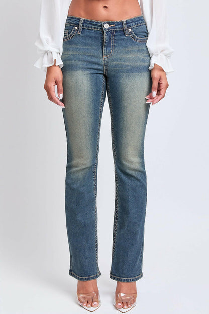 Premium Heavy Stitch Mid-Rise Bootcut Jeans