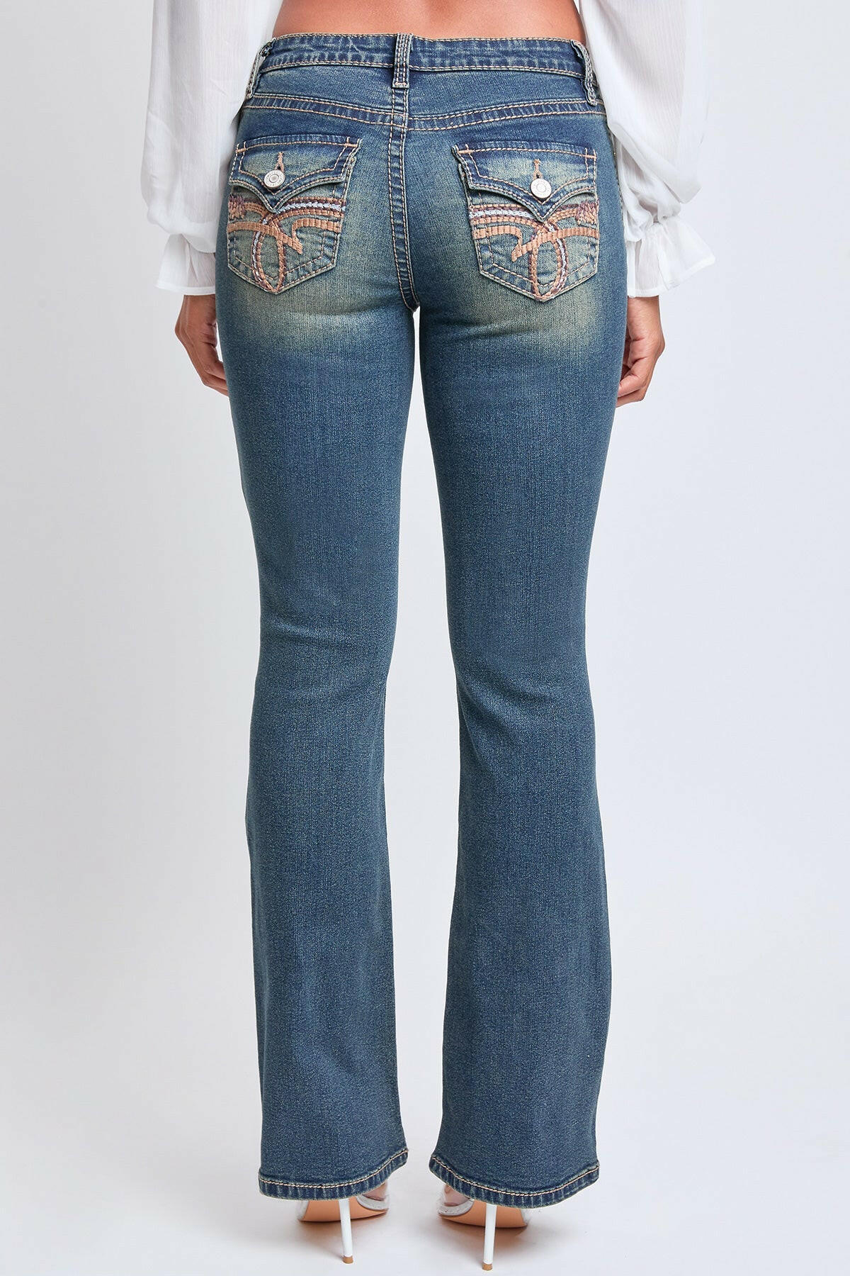 Premium Heavy Stitch Mid-Rise Bootcut Jeans