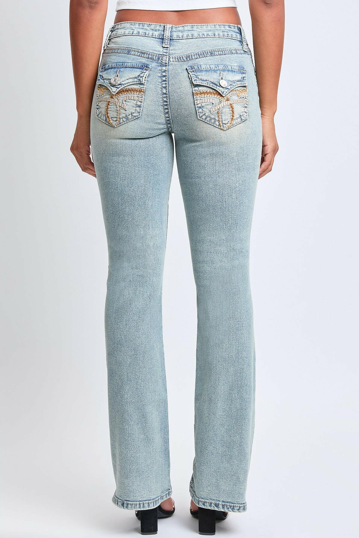 Premium Heavy Stitch Mid-Rise Bootcut Jeans