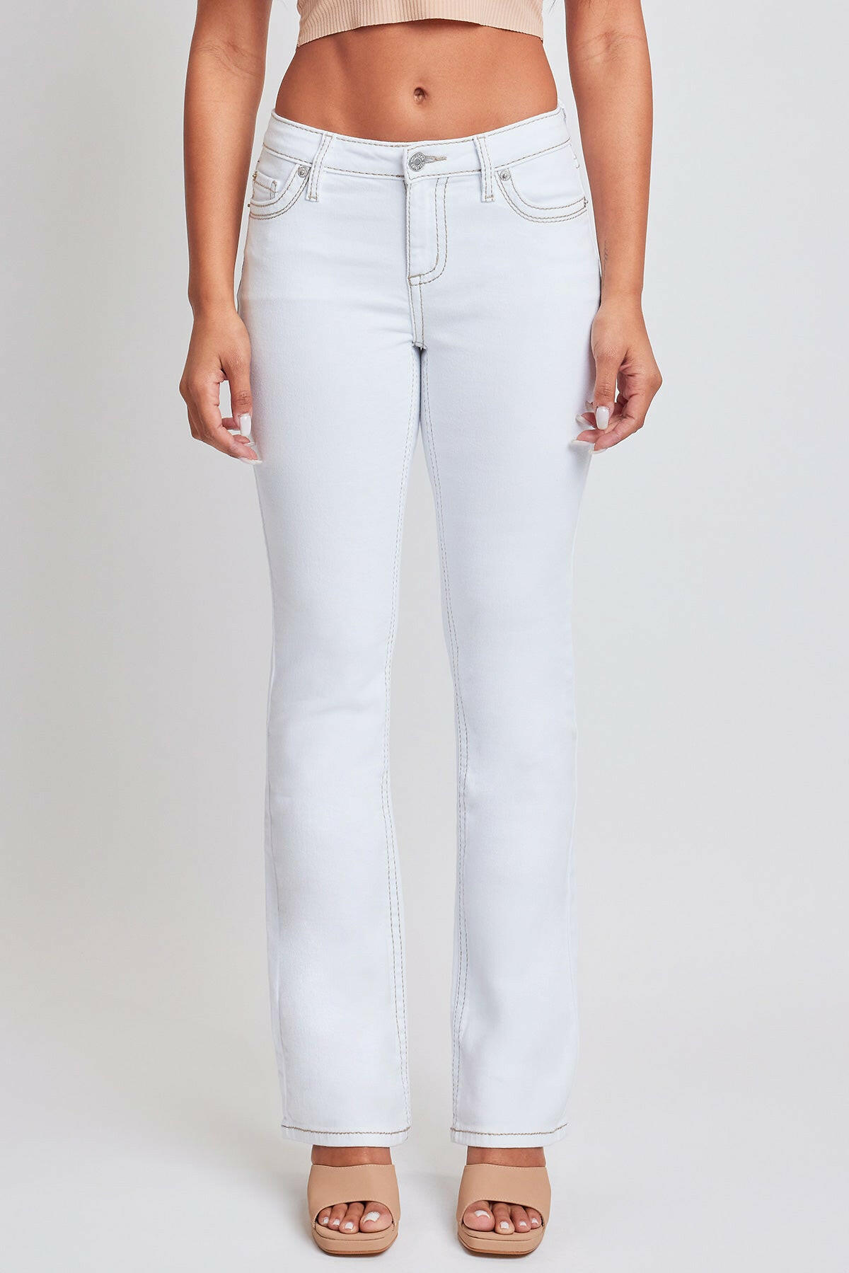 Premium Heavy Stitch Mid-Rise Bootcut Jeans