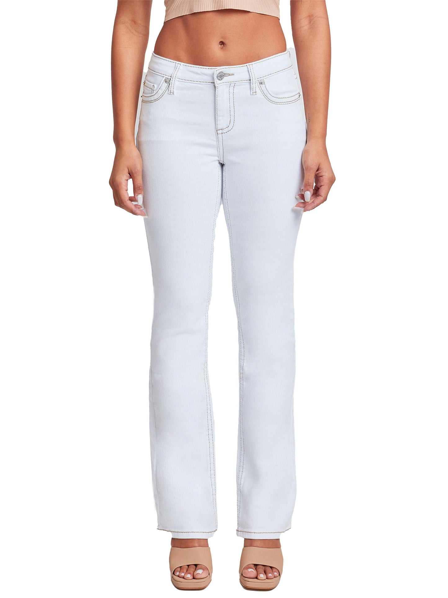 Premium Heavy Stitch Mid-Rise Bootcut Jeans