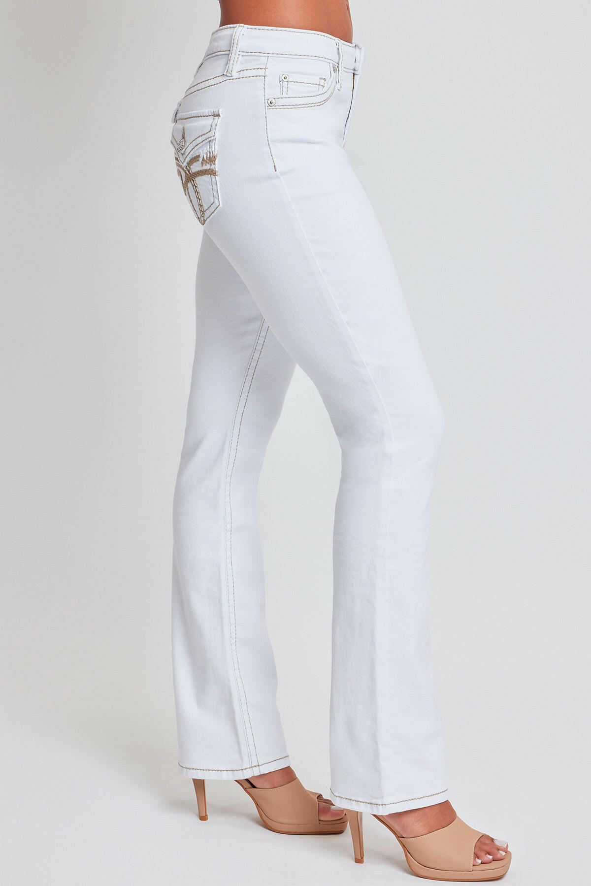 Premium Heavy Stitch Mid-Rise Bootcut Jeans