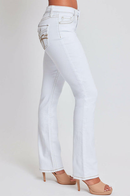 Premium Heavy Stitch Mid-Rise Bootcut Jeans