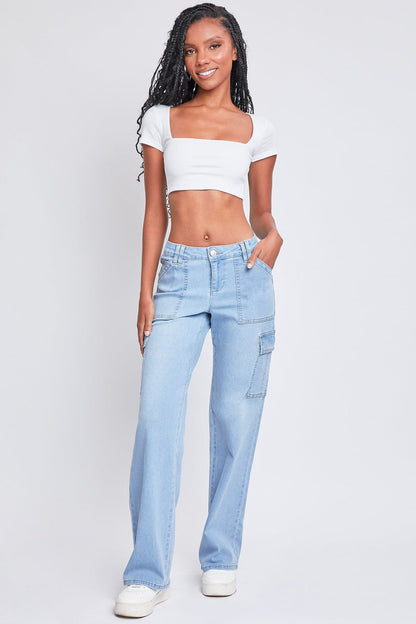 Low Rise Relaxed Cargo Jeans