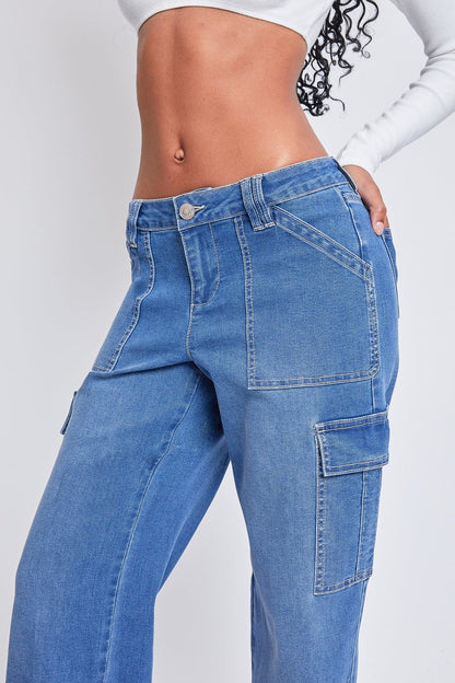 Low Rise Relaxed Cargo Jeans