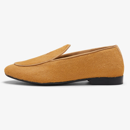 Men's Camel Pony Hair Milano Loafer