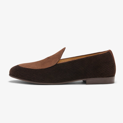 Men's Brown Corduroy Milano Loafer