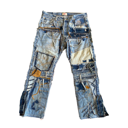 Patchwork Detail Denim / Random Selection