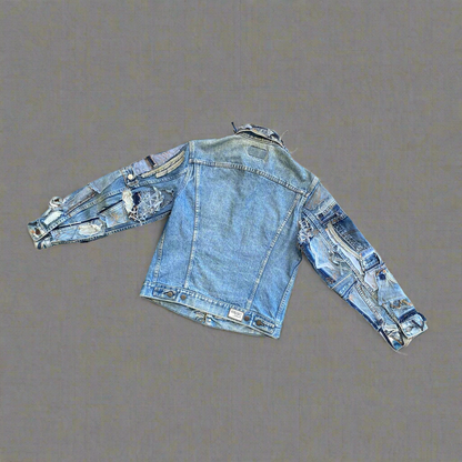 Patchwork Detail Denim Jacket