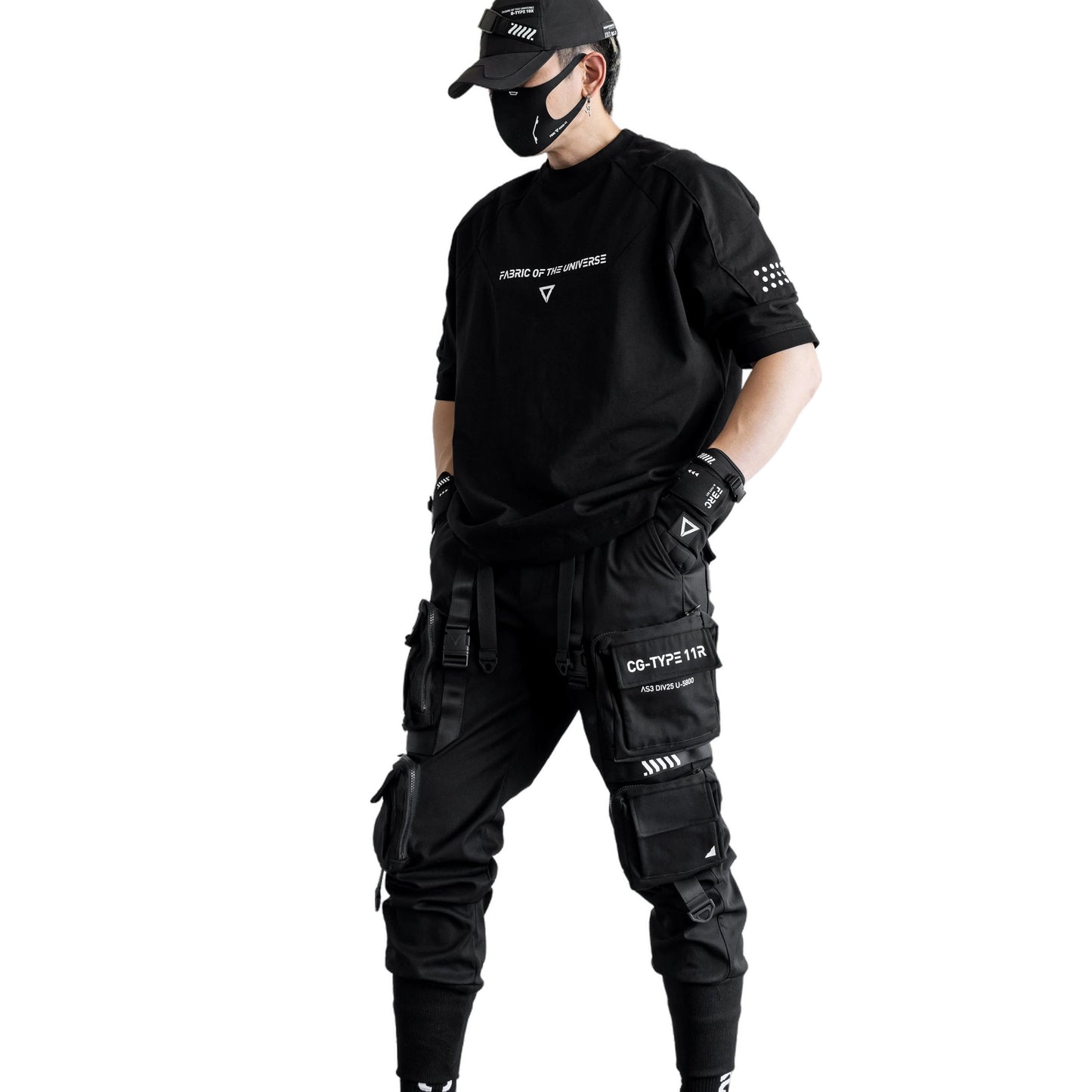 RGS-100B Black Oversized Short Sleeve T