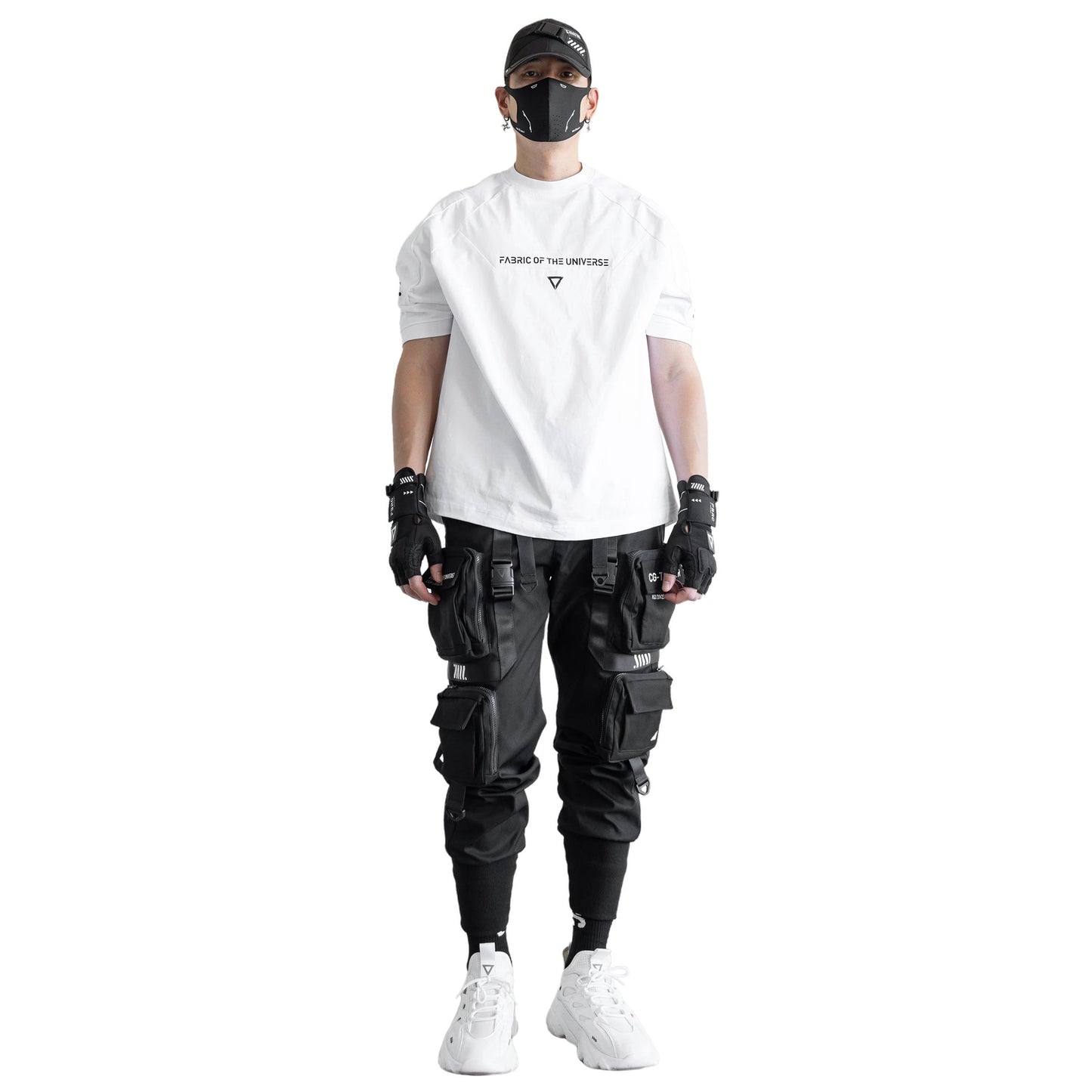 RGS-100B White Oversized Short Sleeve T