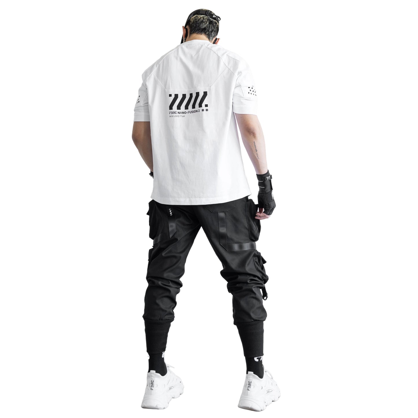RGS-100B White Oversized Short Sleeve T