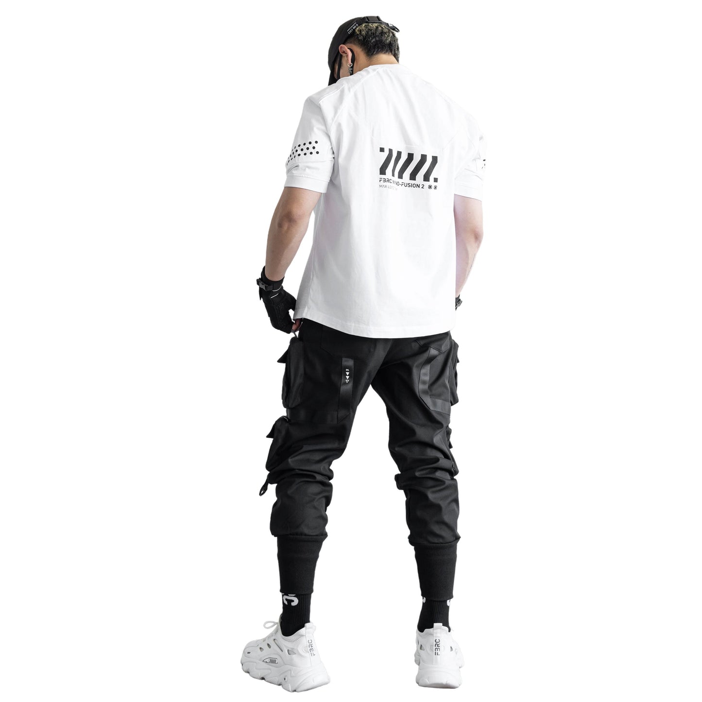 RGS-100B White Oversized Short Sleeve T