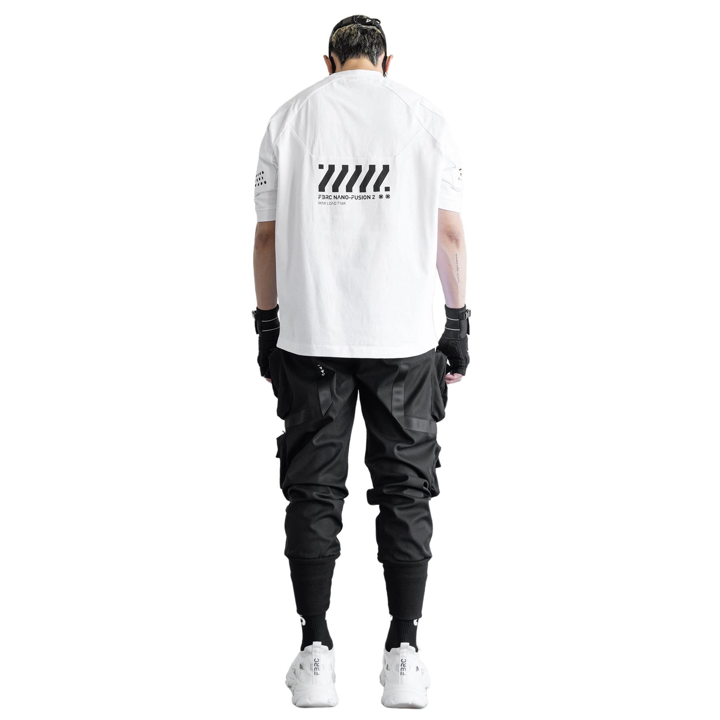 RGS-100B White Oversized Short Sleeve T