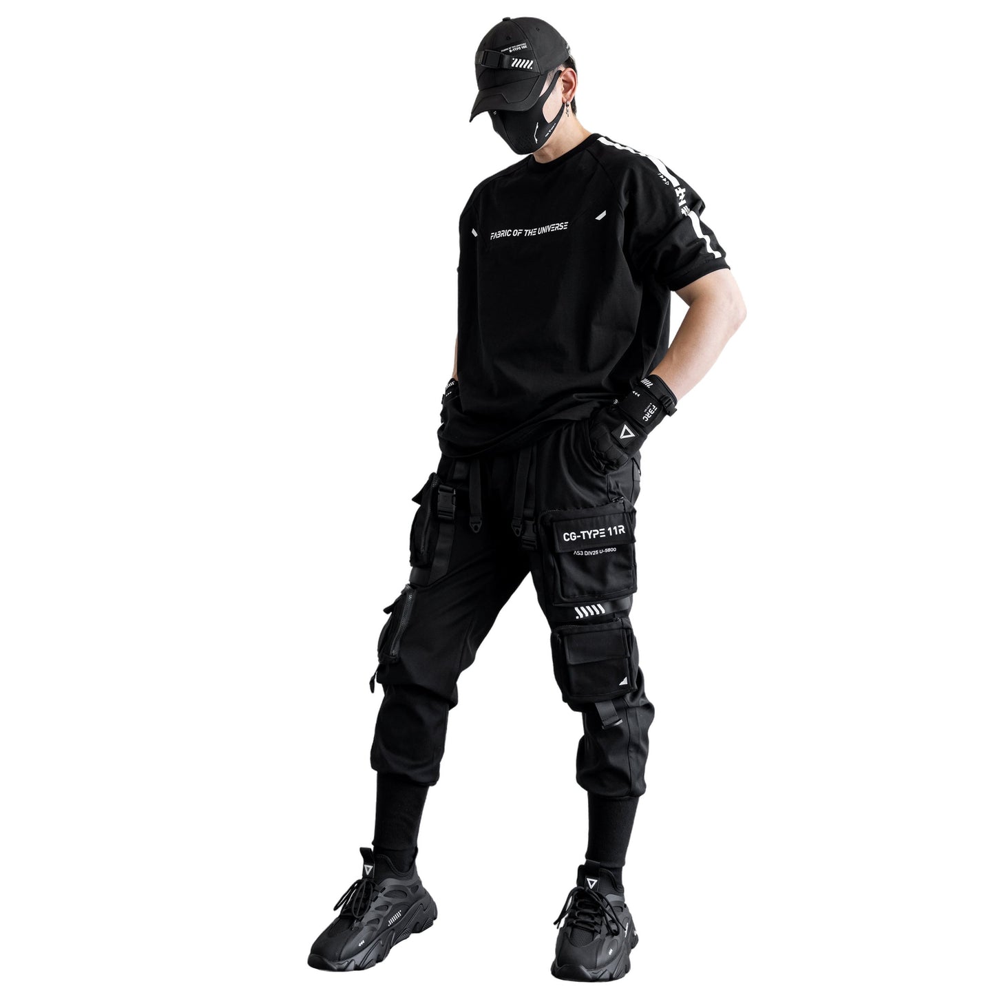 RGS-101C Black Oversized Short Sleeve T