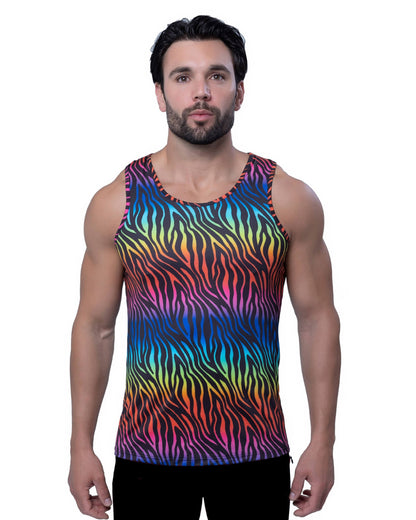 Pride Rainbow Tiger Tank Top