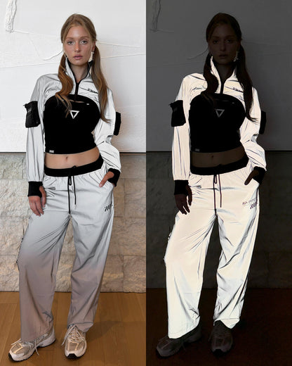 RS-Type 011 Gray Reflective Shrug Jacket
