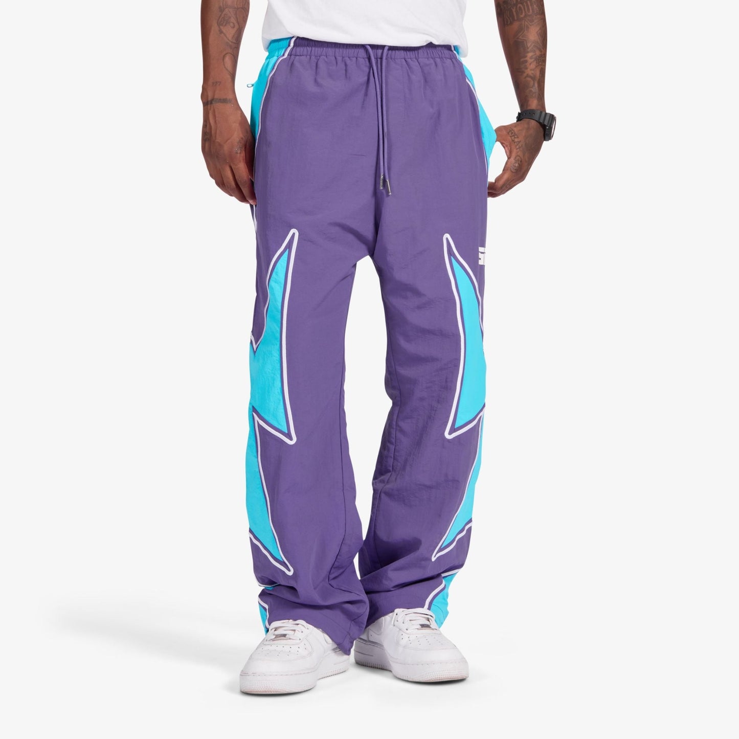 Sugarhill Bolt Windbreaker Pants | Purple