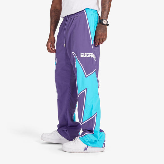 Sugarhill Bolt Windbreaker Pants | Purple