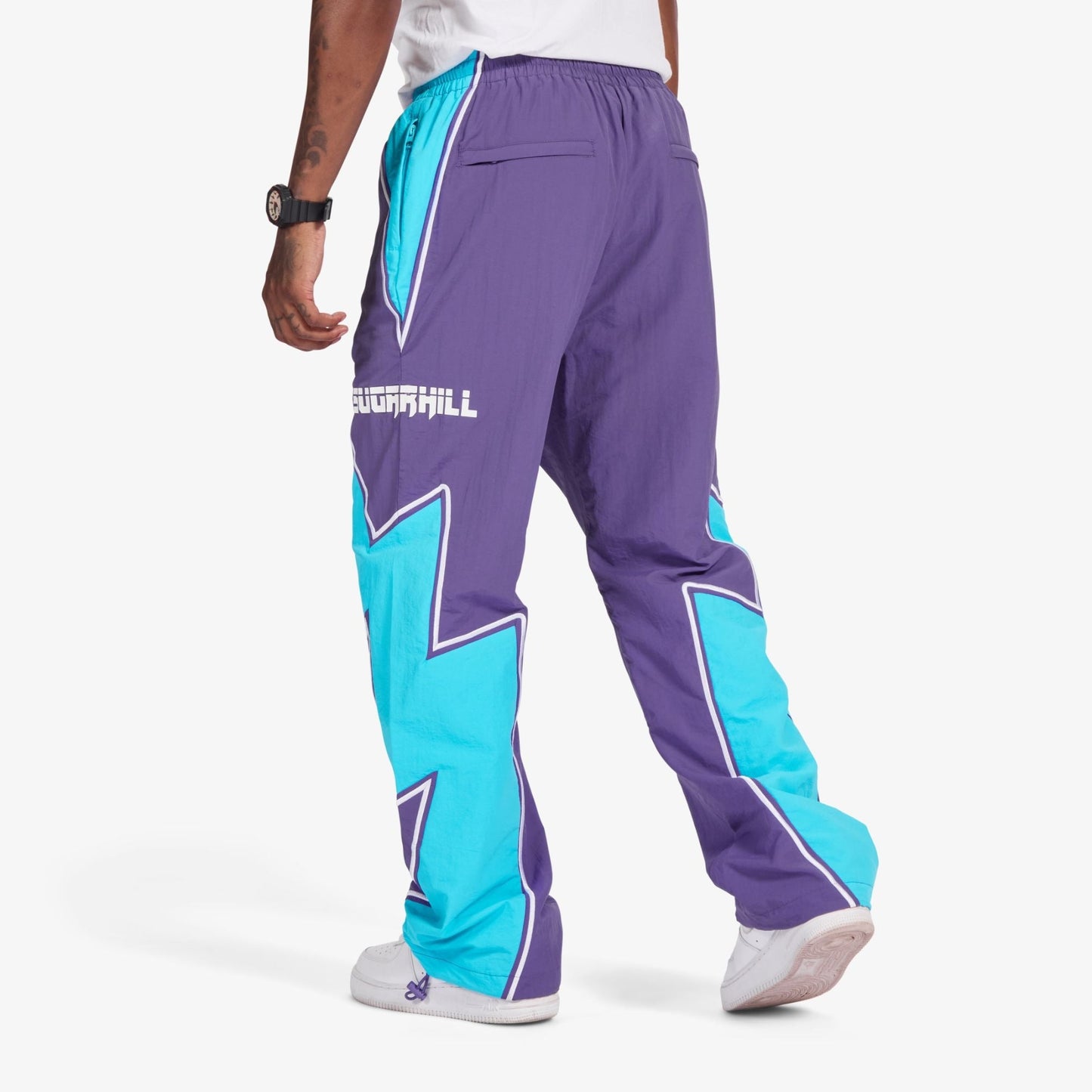 Sugarhill Bolt Windbreaker Pants | Purple