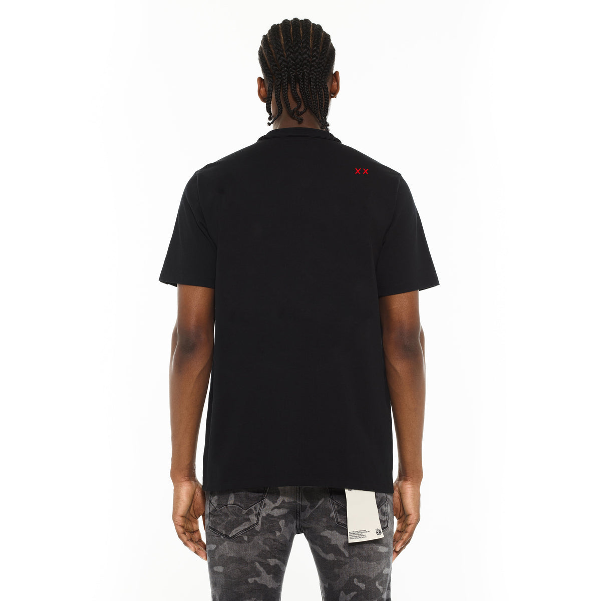 Crew Neck Tee - Rock N Roll | Black