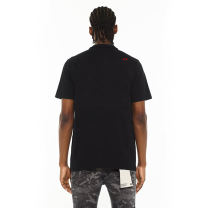 Crew Neck Tee - Rock N Roll | Black