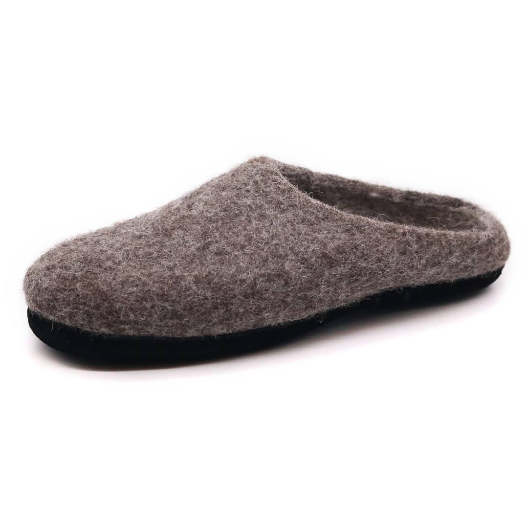 Astoria Noir Wool House Slippers