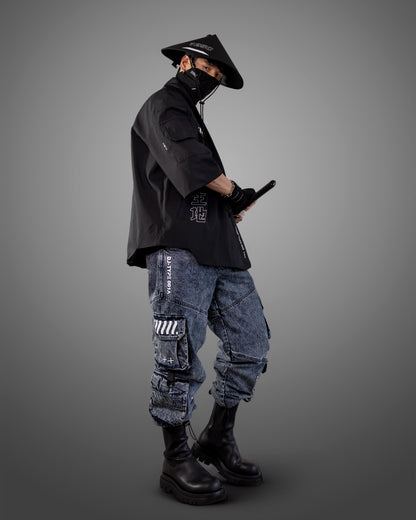 Kimo-Type 045 Black Lightweight Kimono
