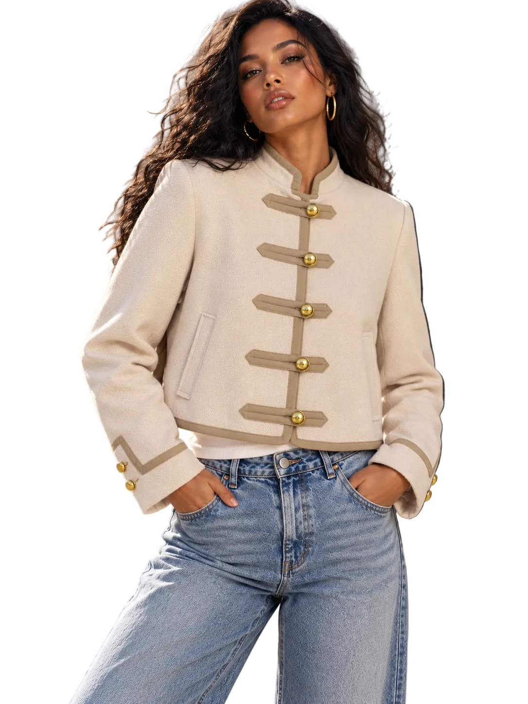 Button Down Long Sleeve Jacket