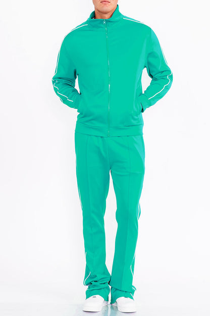 Stacked Flare Track Suit