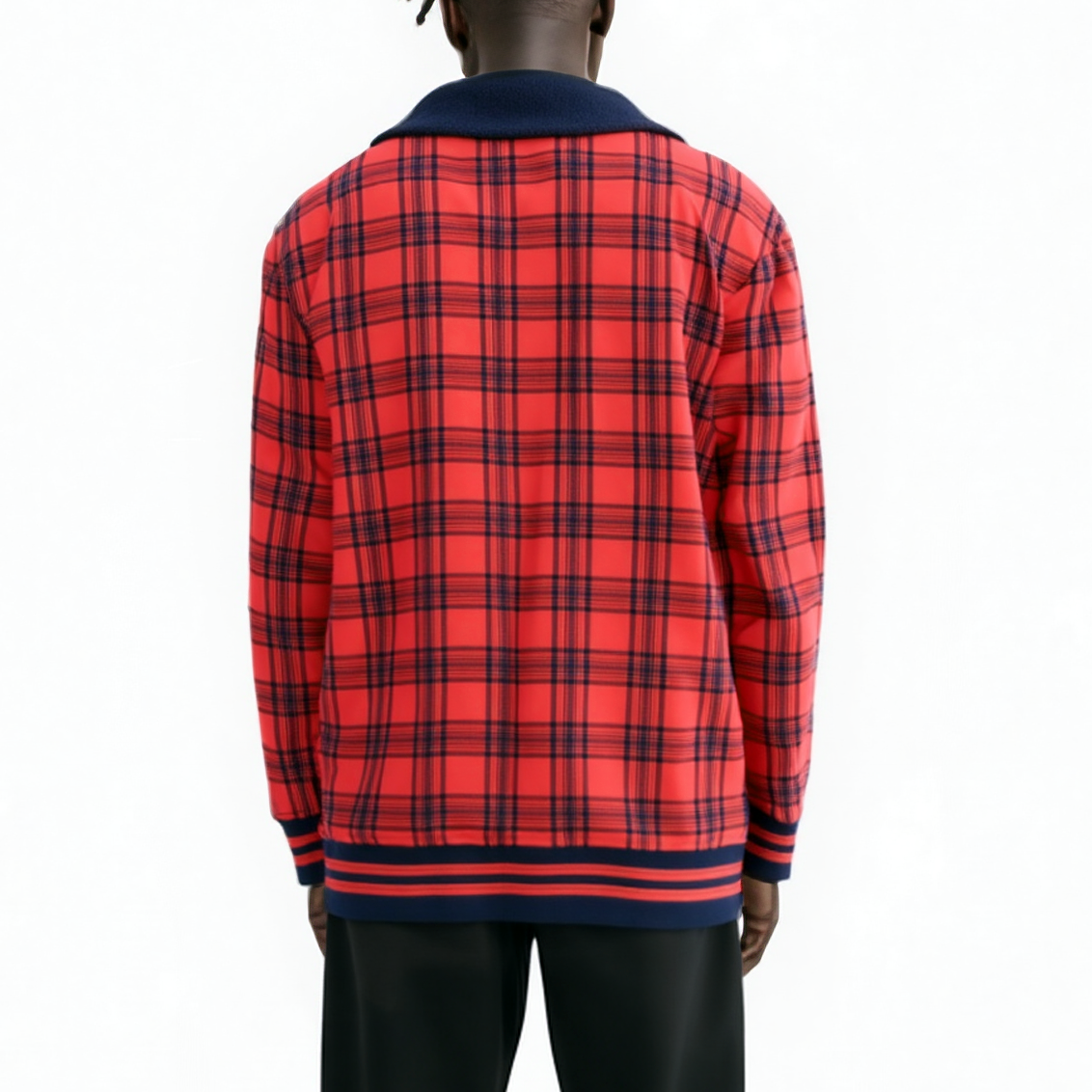 Sherpa Collar MA2 Bomber Jacket | Red