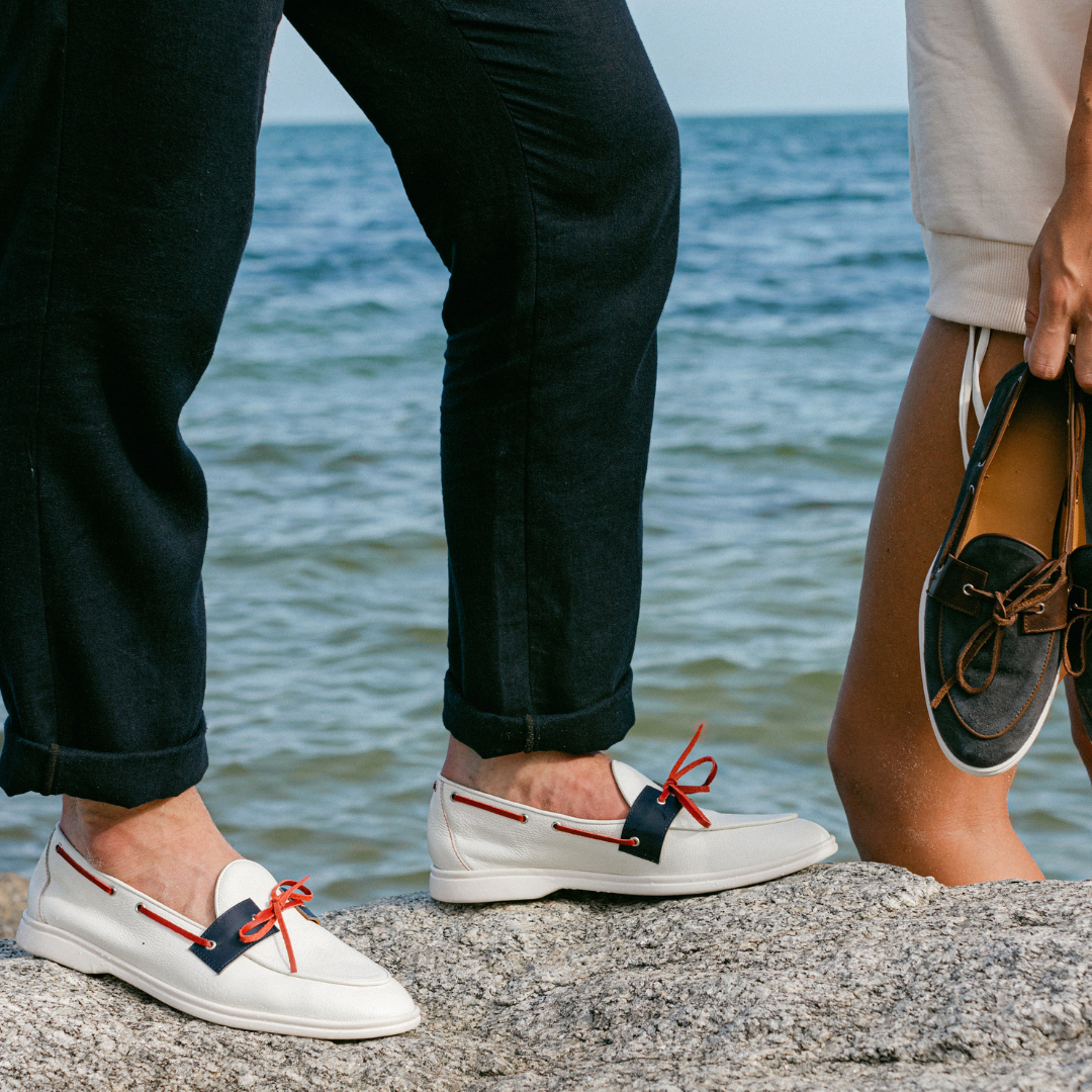 Men's Red, White, & Blue Barca Yacht Loafer