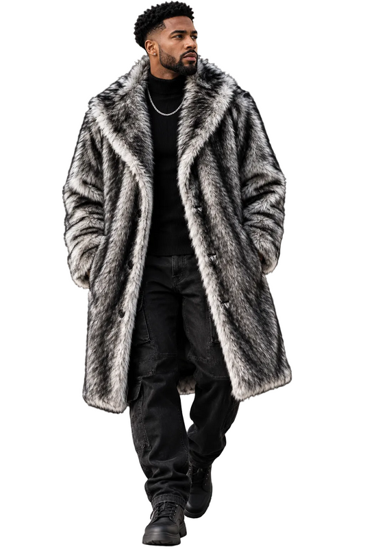 Faux Fur Long Coat
